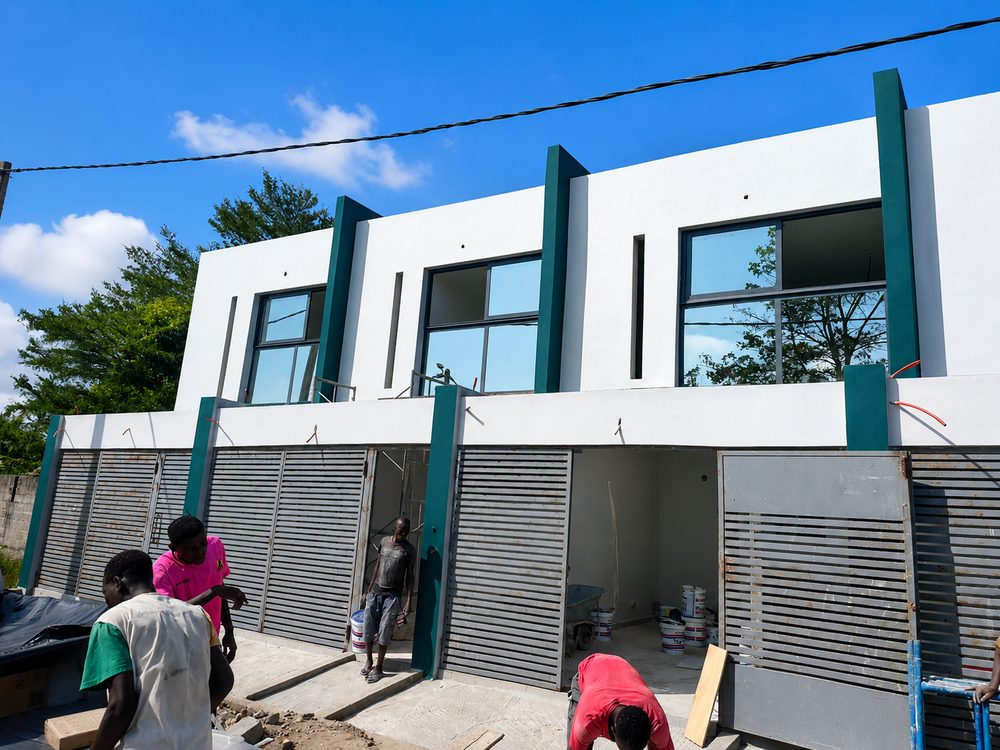 Duplex moderne en construction