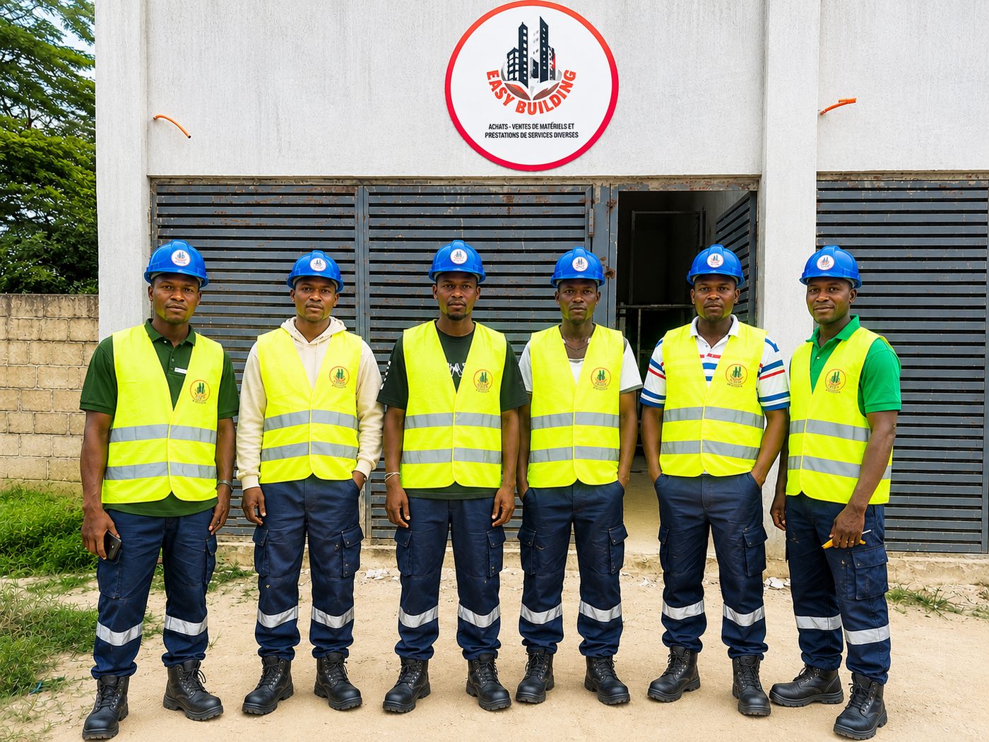 L'équipe EASY BUILDING à Abidjan