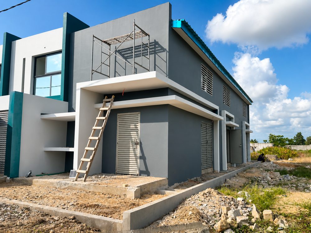 Villa moderne en construction